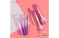China Premium Synthetic Fiber Travel Makeup Brush Set 6pcs Smooth Touch Lint Free supplier