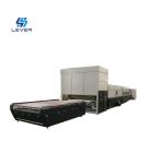 Bi-directional Flat and Bending Glass Tempering furnace Siemens PLC Vesuvius Rollers for sale
