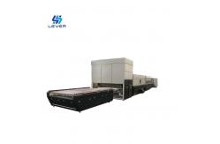 China Bi-directional Flat and Bending Glass Tempering furnace Siemens PLC Vesuvius Rollers supplier