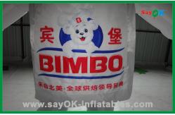China Inflatable Animal Balloons White Custom Advertising Inflatable Bear Inflatable Cartoon Characters supplier
