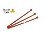 Non Releasable Orange REACH RoHS 100mm Bulk Cable Ties for sale