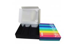 China Holiday Rectangle Gift Packaging Cardboard Window Box With Custom Divider Inserts supplier