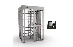 China Bi Directional Pedestrian Full Height Turnstile Gate SUS304 With RFID Card Reader supplier