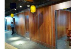 China Office Folding Partition Walls MDF With Melamine Material Durable supplier