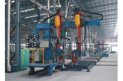China Cantilever Double Torches Box Beam Submerged Arc Welding Machine supplier