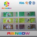 PVC Heat Shrink Sleeve Labels for Drink Bottles Packaging in Roll for sale