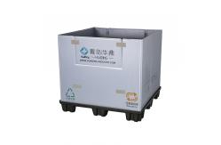 China Customizable HDPE storage foldable plastic pallet box for auto parts packaging supplier