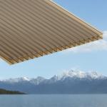 6mm 4*8 Feet Polycarbonate Hollow Sheet Multi Wall Structure For Optimal Thermal Insulation And Light Transmission for sale