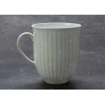 Wear Resistant Emboss Bone China Dinnerware Set 40 Pieces