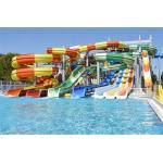 Water Theme Park Playground Design Small Pool Games Fiberglass Slide