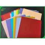 Solid Colored Origami Paperboard Virgin Pulp 220grs Manila Cardboard Rames for sale