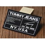 Printing Custom Silicone Logos Woven Fabric Labels For Garments for sale