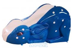 China Rabbit Shaped Mini Pool Slide Fiberglass Aqua Park Water Slide For Toddlers supplier
