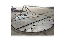 China Workshop Use Rail Transport Automatic Rotating Transfer Cart Turntable supplier