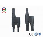 Black Solar Branch Connector Y PPO Insulationg Material Excellent Moisture Resistance for sale