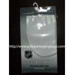 Composited Clear Poly Bags for Short Pants , Plastic Hanger Bags for sale