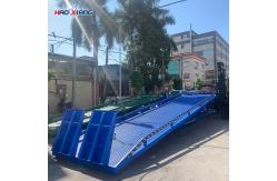China Steel Loading Unloading Dock 10T-20T Mobile Ramp For Forklift supplier