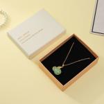 Cardboard Paper Romantic Bow Tie Packaging Box For Earrings Necklace Rings Bracelet for sale