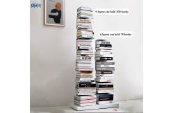 China Home Metal Multi Level Bookshelf Simple Invisible Bookcase supplier