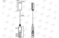 China Ceiling Mounted Art Cable Hanging System / Wire Suspension Kit For Gallery Display supplier