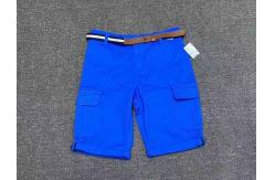 China Summer DK Blue Kids Casual Loose Shorts With Four Pockets supplier
