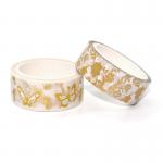 Custom Design Own Waterproof Washi Tape Printed Silver Or Gold Foil Washi Tape for sale