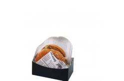 China Custom Printed Disposable Paper Boxes for Burger and Chicken Takeaway supplier
