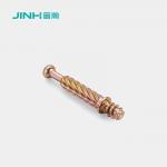 Carbon Steel 40mm Length Minifix Cam Bolt Furniture Connecting Fitting For RTA Furniture for sale
