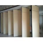 Classroom Folding Partition Walls , 85mm Leather Operable Room Dividers for sale