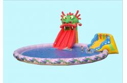 China Adults PVC Inflatable Aqua Water Game Park With Slide supplier