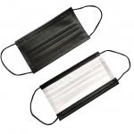 98% Adult 3 Ply Surgical EAC Disposable Black Masks for sale