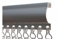 China Shiny 12MM Hooks Anodized Aluminium Insect Screen Mesh supplier
