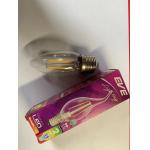 2w Filament Led Light Bulbs , Led Energy Saving Bulb Pc Glass
