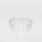 Custom Food Grade Transparent Gift Box U Shape PET Cupcake Packaging Boxes