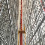 40m Automated Storage Retrieval System 1500kgs Double Deep Racking for sale