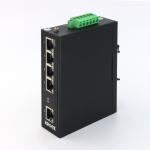 POE Industrial Ethernet Switches 5 Port Unmanaged DIN Rail Mounting 1000Mbit/S for sale