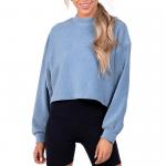 Sustainable Plain Crew Neck Sweatshirt Autumn And Winter Customized Embroidered Logo for sale