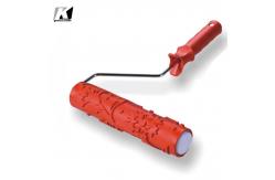 China OBM Antiwear Pattern Rubber Roller ,  9'' Embossed Paint Roller supplier