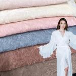 Fashion Polyester Chiffon Crepe Woven Fabric 80-120gsm Crepe Lining Material for sale