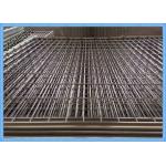 Removable Temporary Mesh Fencing / Security Fencing With Concrete Block Clamps