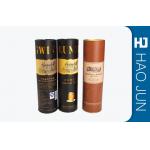 Vintage Cardboard Wine Tubes , Cylinder / Round Single Bottle Wine Box for sale