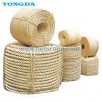 ISO1181-2004[E] 3 Strand White Sisal Rope for sale
