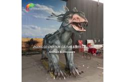 China Ridable Animatronic Monster Ride: Dynamic Motion & Silver-Beast Design For Adventure Parks supplier