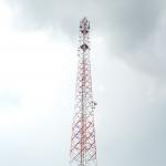 Angular 100M Gsm Antenna Tower Mast And Brackets Aviation Obstruction Light
