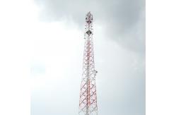 China Angular 100M Gsm Antenna Tower Mast And Brackets Aviation Obstruction Light supplier