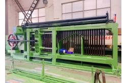 China 4300mm Galvanized Iron Wire Mesh Machine 100*120mm 2*1*1m Gabion Box supplier