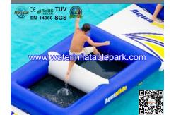 China 0.9mm PVC Tarpaulin Southport Inflatable Water Park  with High Tensile Strength supplier