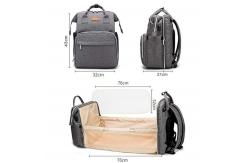 China OEM ODM Nursing Mother Bag Diaper Bag Foldable Crib With USB supplier