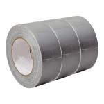 Heavy Duty Synthetic Rubber Fabric Gaffer Tape Waterproof Silver Duck Cloth Tape For Carpet for sale