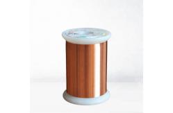 China Red Enameled Magnet Copper Wire 0.02mm Diameter Ultra Thin Class F / H supplier